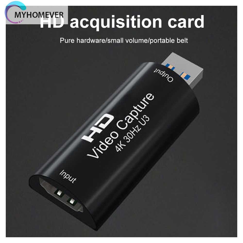 Thẻ Ghi Video Âm Thanh 4K 30Hz HDMI-compatible Sang USB3.0 Cho Trò Chơi OBS