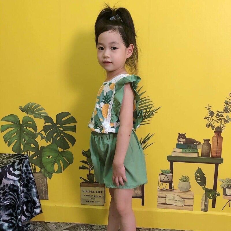 Đồ lụa hình trái cây cho bé gái hàng new