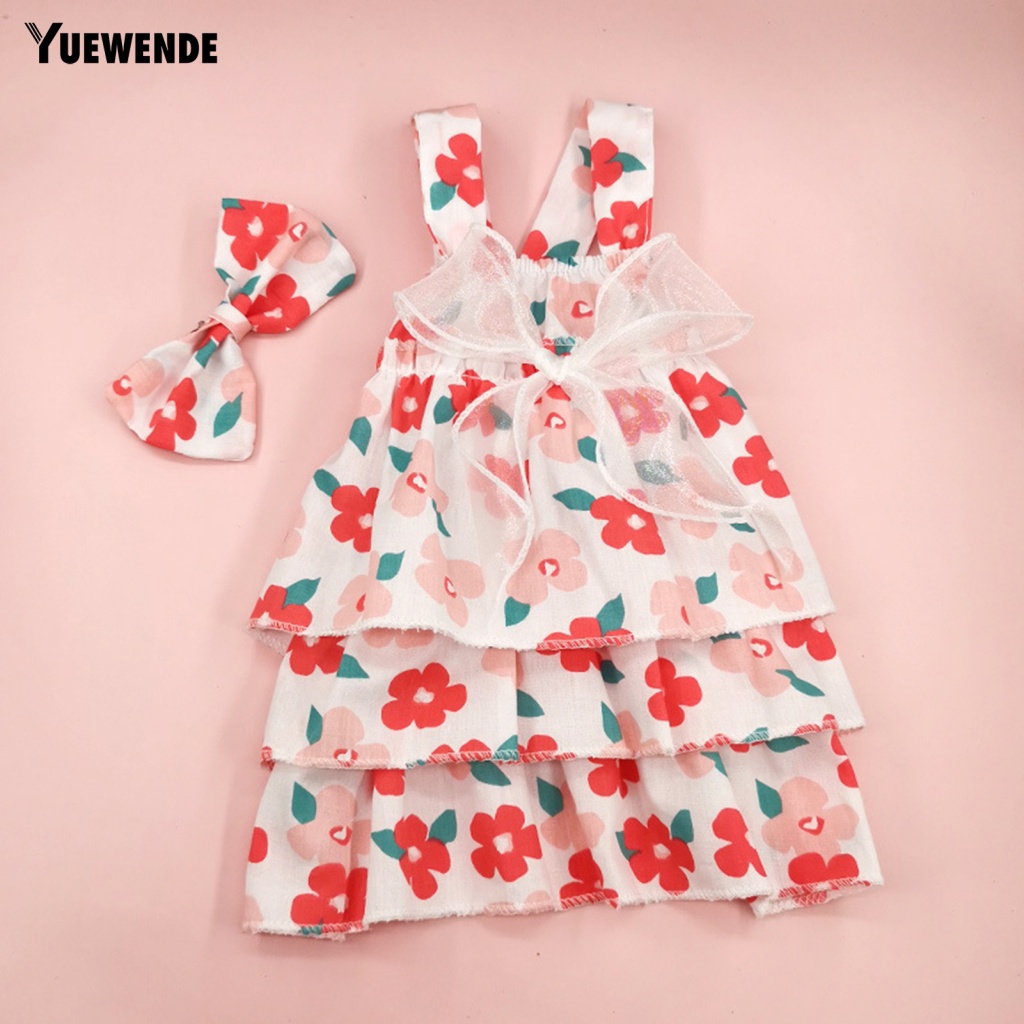 1 Set Đầm Cotton Họa Tiết Quả Chanh Đính Nơ Xinh Xắn Cho Thú Cưng