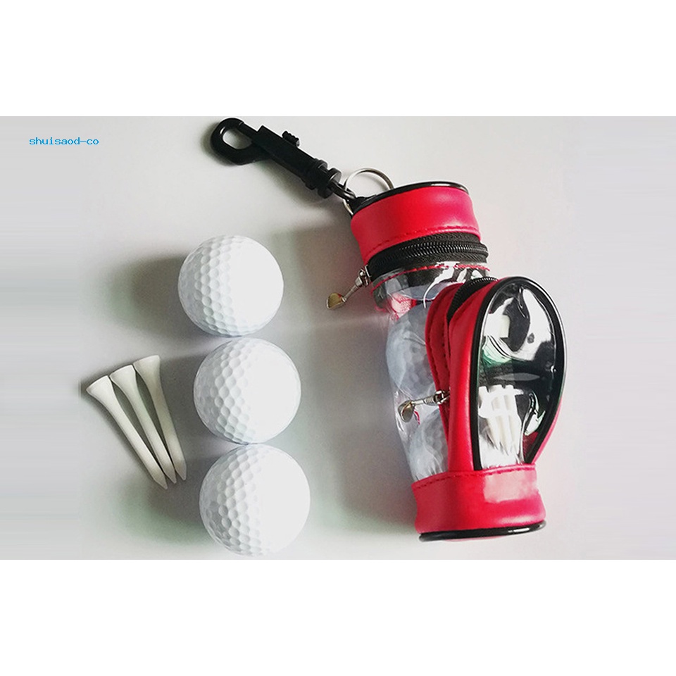 Túi Đựng Bóng Golf Bằng Da Giả Có Khóa Kéo Tiện Dụng