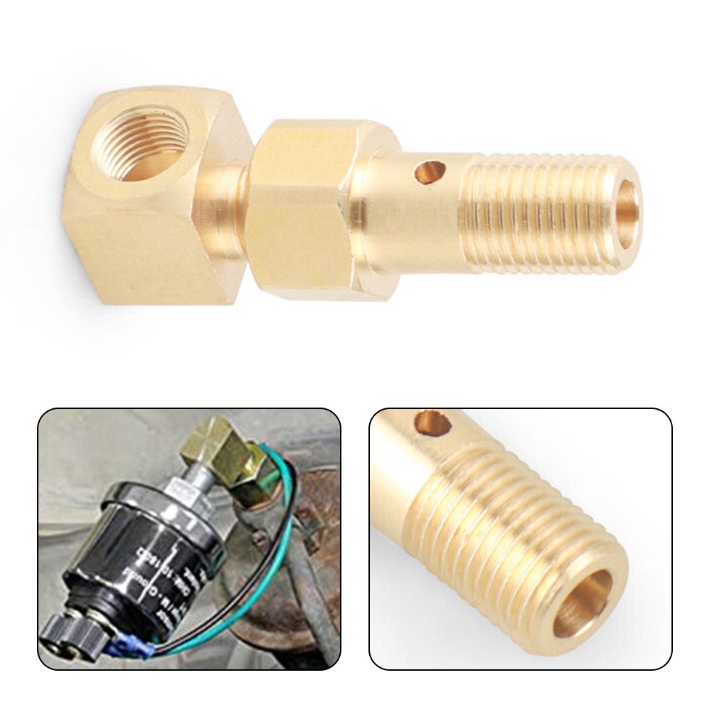 Bộ Chuyển Đổi Áp Suất Nhiên Liệu M12x1.25 Sang 1 / 8-27 NPT Cho Xe Honda Civic