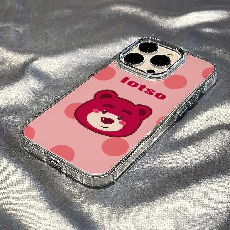 ✅Ốp Điện Thoại Dẻo Họa Tiết Chú Gấu Dễ Thương Chống Sốc Cho Iphone12max 71311 8 / 14proplus CRI9