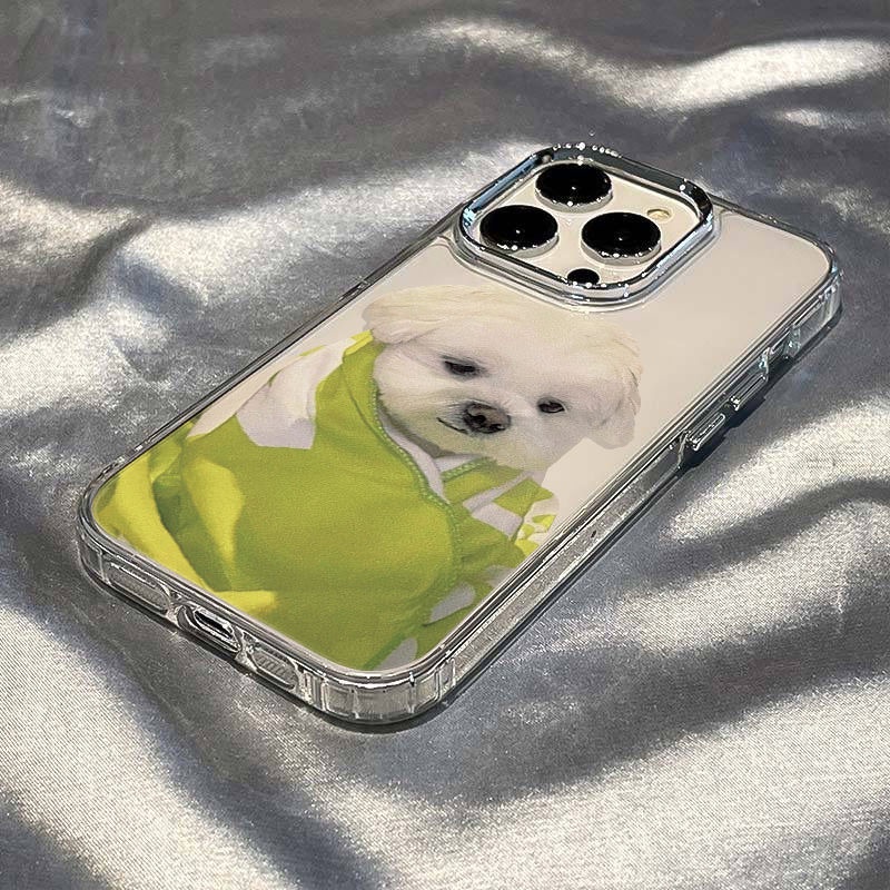 ✅Ốp Điện Thoại Mềm Chống Sốc Màu Xanh Lá / Chăn Đơn Giản Cho Iphone 1114pro 78Plusmax 1213