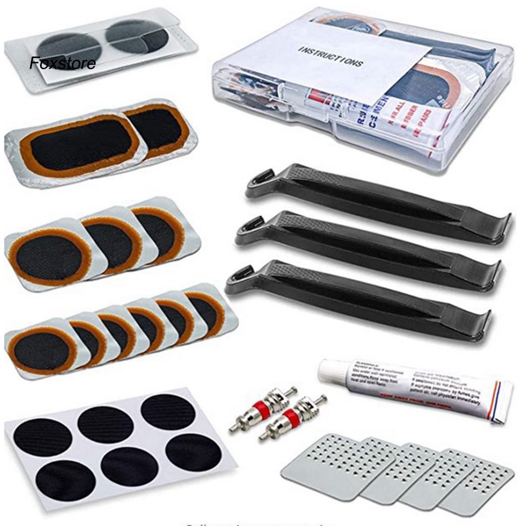1 Bộ Dụng Cụ Vá Lốp Xe Trọng Lượng Nhẹ Chống Ăn Mòn Chắc Chắn Sturdy