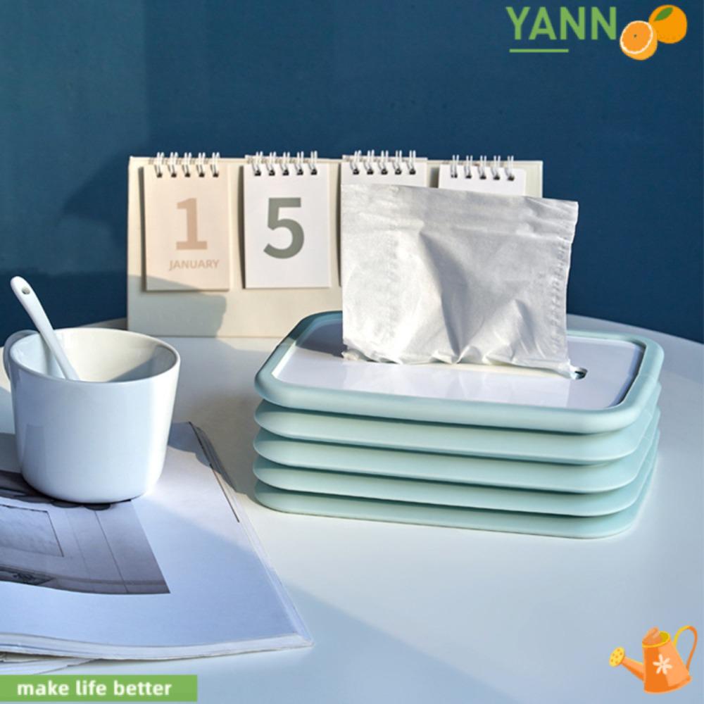 1 Hộp Đựng Khăn Giấy Gấp Gọn Tiện Lợi Cho Phòng Khách Giá Đỡ