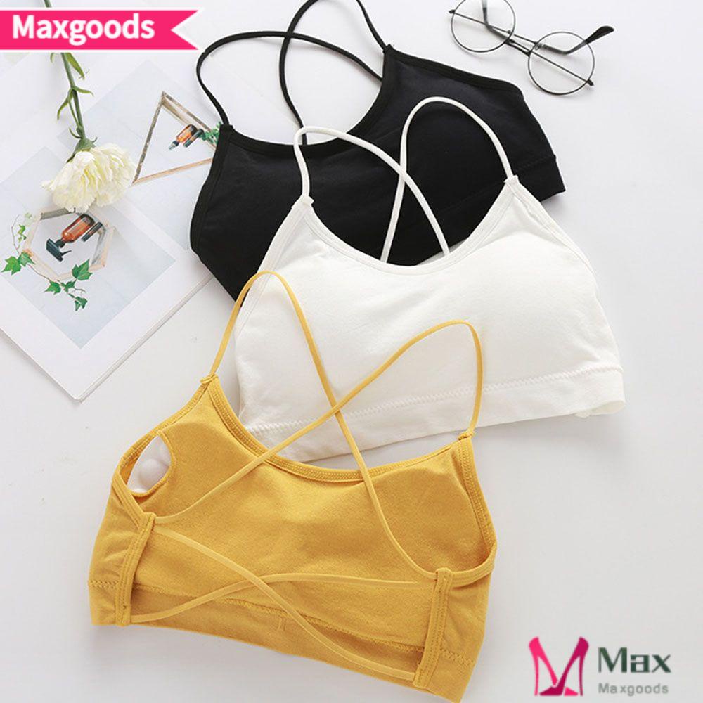 MAXG Áo Ngực Thể Thao Nữ Không Đường May Có Đệm Nâng Ngực Gợi Cảm