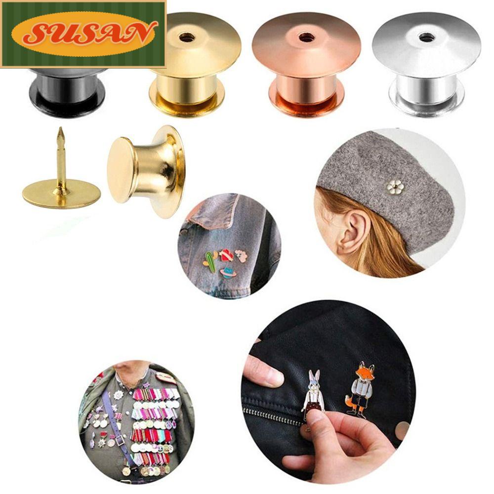 Bộ 30 Kẹp Giữ Huy Hiệu Bằng Đồng Thau Chất Lượng Cao Giá Đỡ