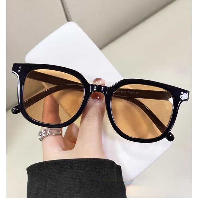[-0°~-400°Kính Mát Gọng Vuông Chống Tia UV Phong Cách Retro Dành Cho Nam Và Nữ