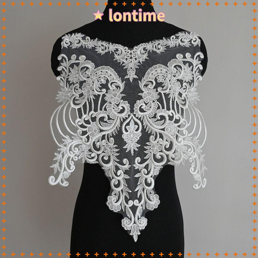 Miếng Ren Thêu Họa Tiết Phong Cách Bodice Độc Đáo Dùng Trang Trí Đồ Thủ Công DIY