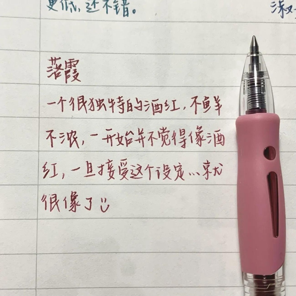 Bút Mực Gel 0.5 / 6 Màu Sắc Tùy Chọn Phong Cách Retro