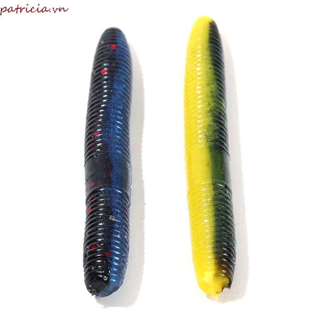 Bộ Mồi Câu Cá Giả Bằng Nhựa Mềm Hình Sâu 5cm