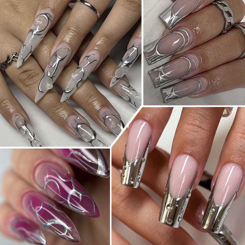 Gel Sơn Móng Tay Màu Ánh Kim Lấp Lánh Lilycute