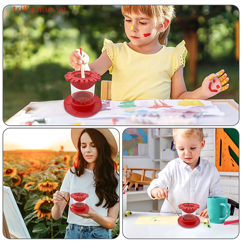 1 Xô Đựng Cọ Trang Điểm Sơn Dầu Tiện Dụng