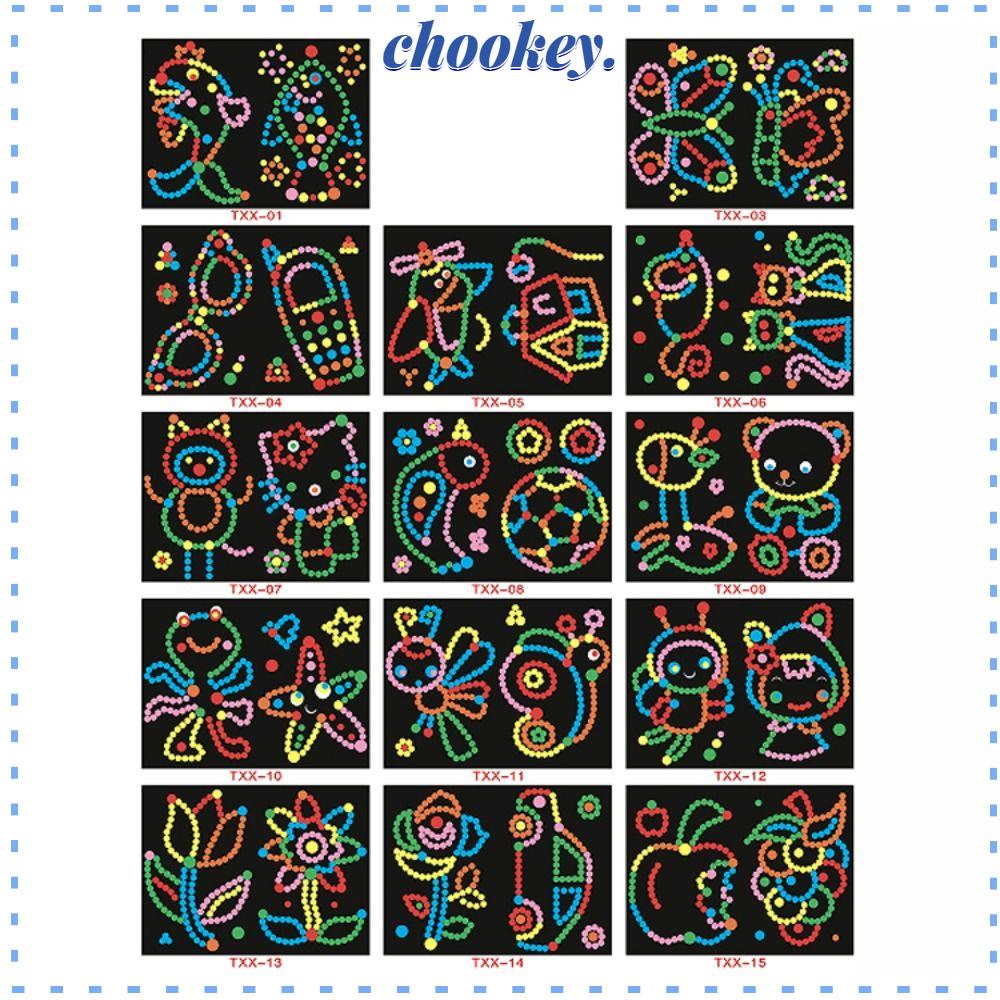 CHOOKEY Bộ 3 Miếng Dán Hoạt Hình Dễ Thương Cho Bé