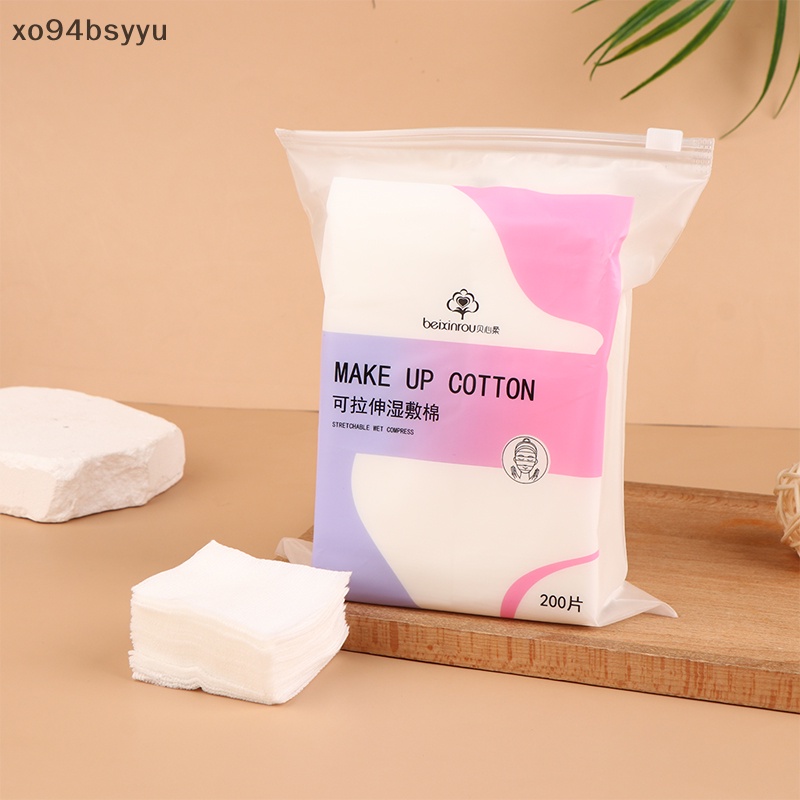 Bộ 200 Miếng Bông Tẩy Trang Cotton Tinh Khiết Co Giãn xo94bsyyu 200 Cái