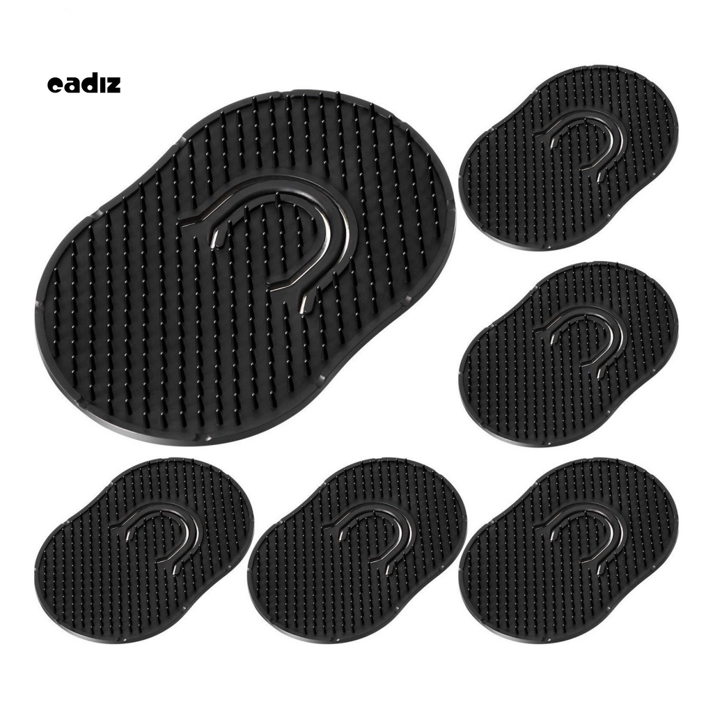 Bộ 6 Bàn Chải Gội Đầu Bằng Nhựa Kèm Một Ngón Tay Tiện Dụng