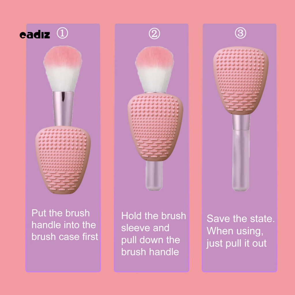 Giá Đỡ Cọ Trang Điểm Bằng Silicon Gọn Nhẹ Linh Hoạt Chống Biến Dạng Lâu Trôi Dễ Vệ Sinh Và Tái Sử Dụng Cho Nữ