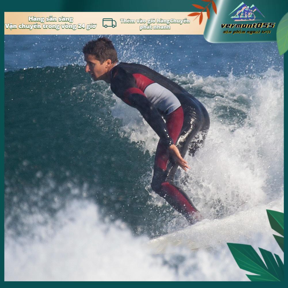 Vermont055 Neoprene 3mm Chống Lạnh Ấm Người Lớn Bộ Đồ Lặn Thấm Nước Tay Dài Quần Áo Lướt Sóng Bơi