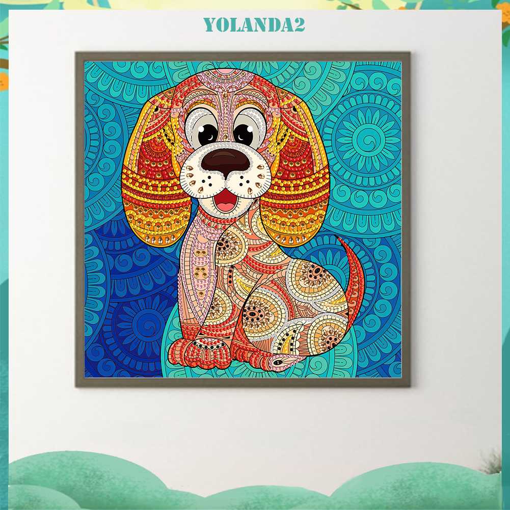 Bộ Tranh Đính Đá 5D Họa Tiết Động Vật Độc Đáo DIY Dùng Trang Trí Nhà Cửa