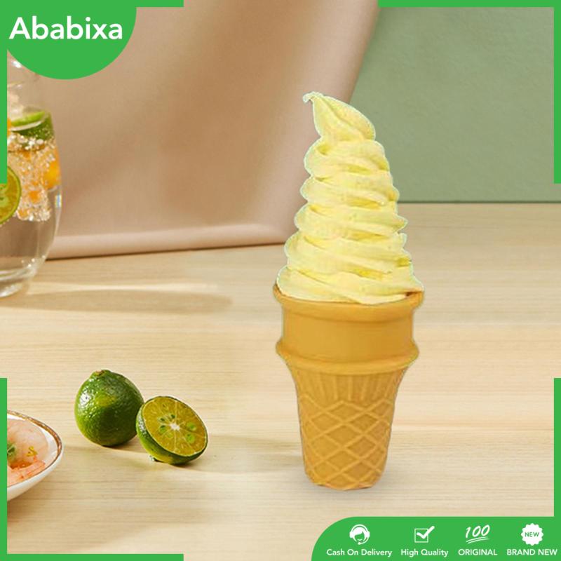 [Ababixa] Mô Hình Que Kem Giả Trưng Bày Món Tráng Miệng Mô Phỏng Đồ Ăn Tráng Miệng Trang Trí Bàn Ngọt Ngào Dùng Làm Đạo Cụ Chụp Ảnh