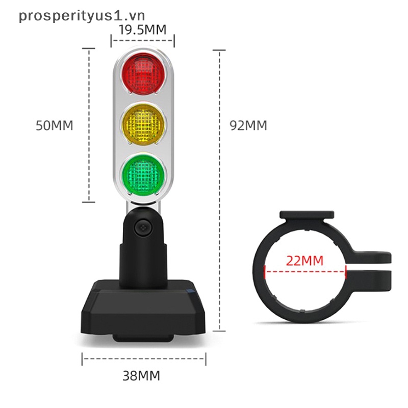 [prosperityus1] Đèn Tín Hiệu Mini Gắn Tay Lái Xe Máy Dễ Thương [VN]