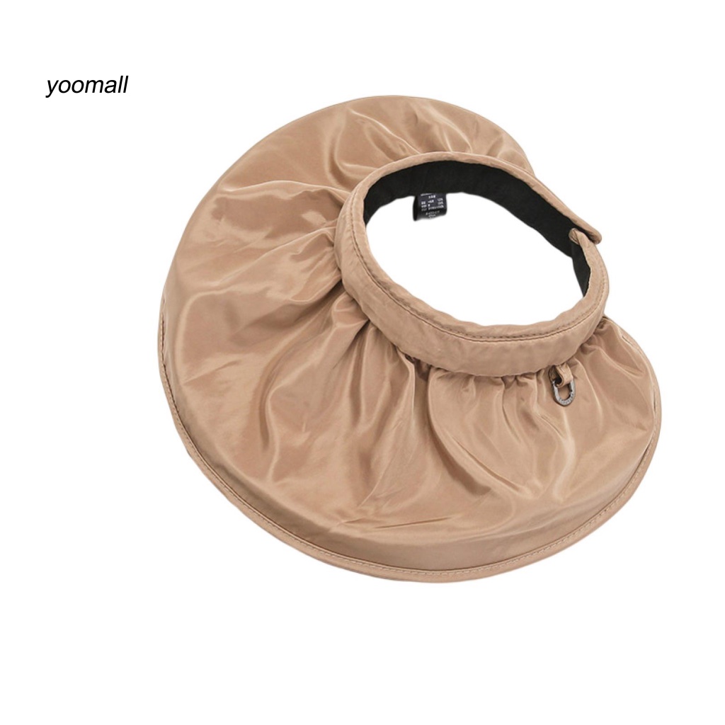 Mũ Chống Nắng Rộng Vành Hở Chóp Có Thể Gấp Gọn Thời Trang Cho Nữ