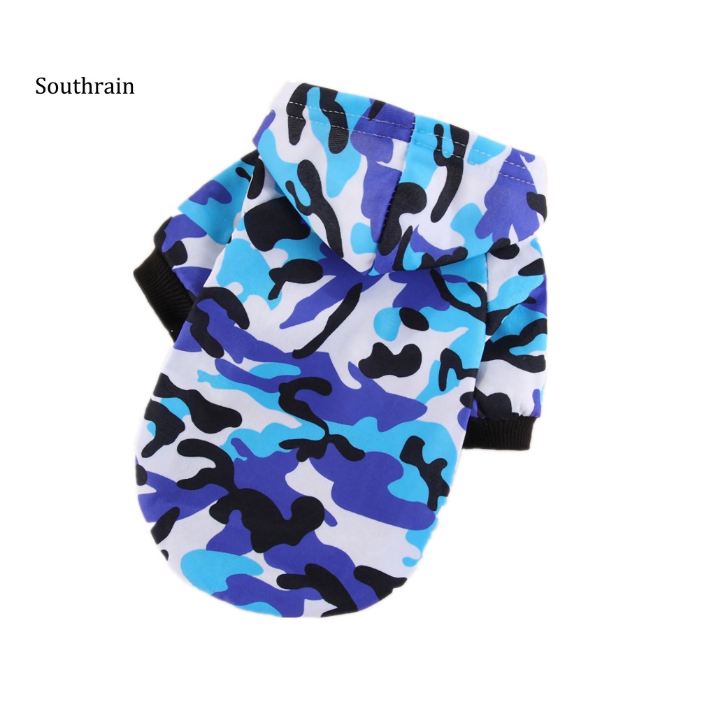 Áo Khoác Hoodie Giữ Ấm Họa Tiết Rằn Ri Thời Trang Xuân Thu Cho Cún Cưng