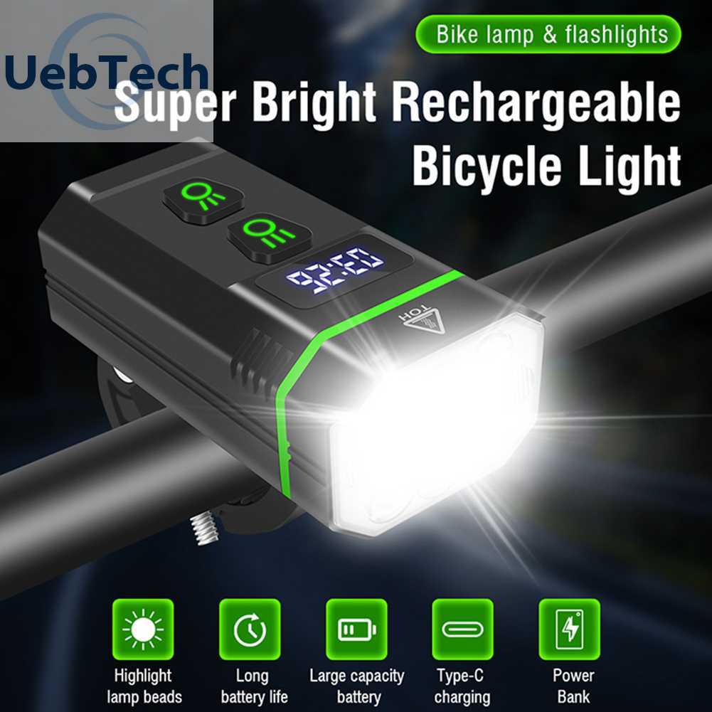 Đèn Pha 10LED 3000LM Cho Xe Đạp