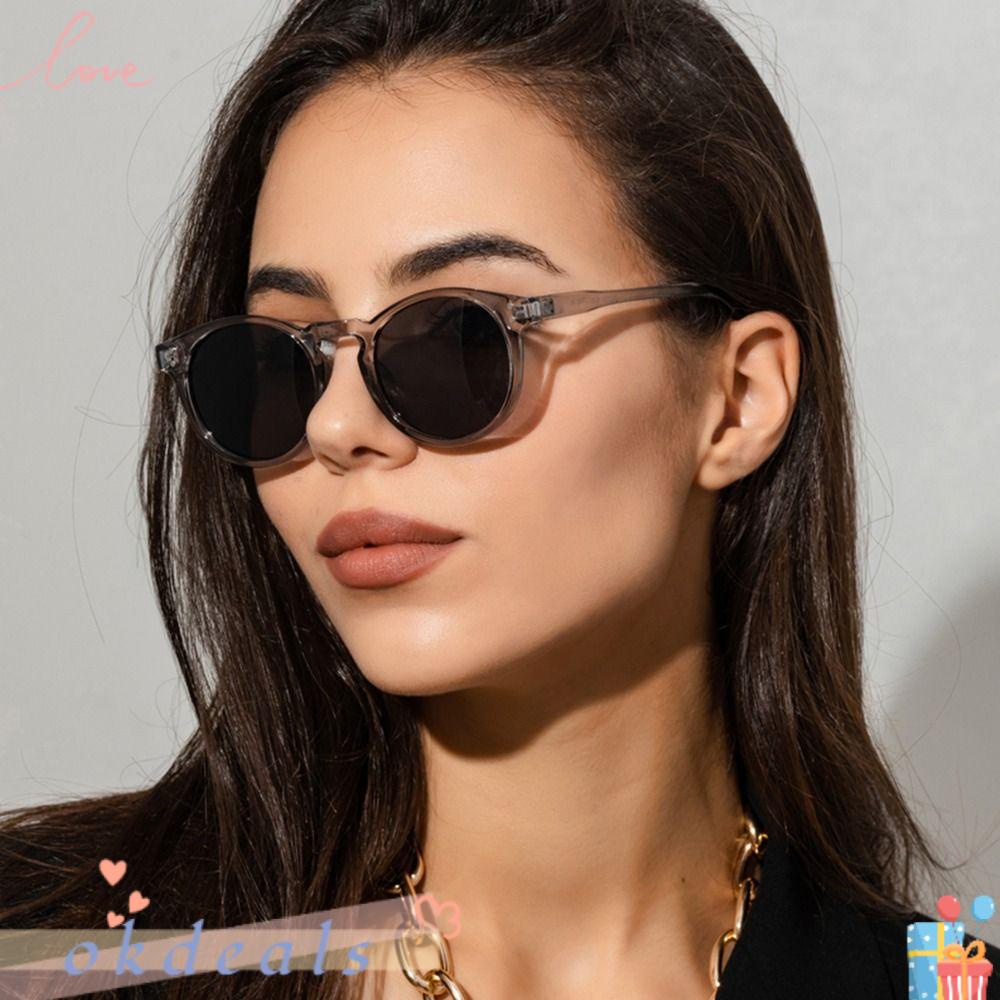 Kính Mát Gọng Tròn Nhỏ Phong Cách Retro Thời Trang Unisex