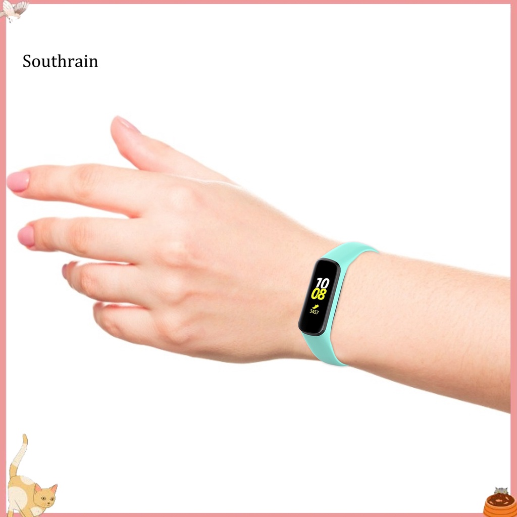 Dây Đeo Thay Thế Bằng Silicone Chống Nước Cho Đồng Hồ Samsung Galaxy Fite R375