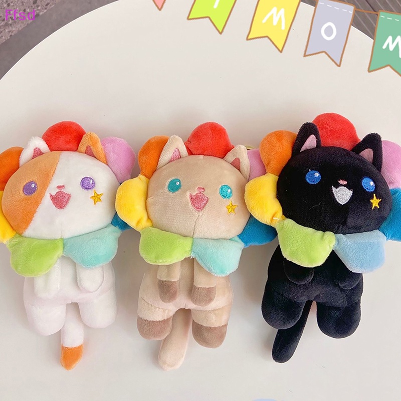 {Ffsd} Móc Khóa Xe Hơi Hình Mèo Đi Mưa Hoa Hướng Dương Bằng Lông Tinh Tế Dễ Thương Cho Nữ *