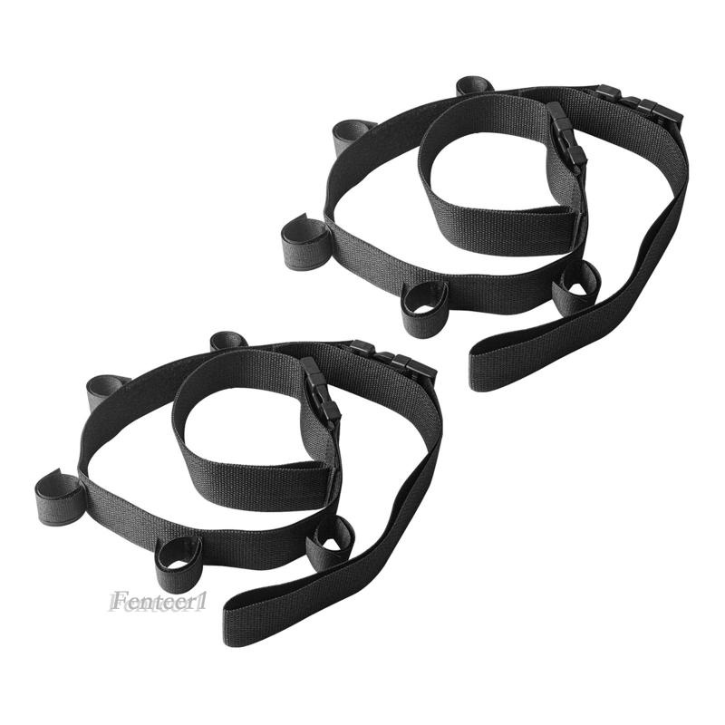 [Fenteer1] 2 Giá Đỡ Cần Câu Cá Có Đai Thắt Lưng Dùng Tại Nhà / Ngoài Trời