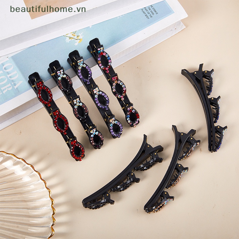 Kẹp Tóc Bện Tạo Kiểu Trang Trí Tóc Ngọt Ngào Dễ Thương Cho Nữ [beauty]