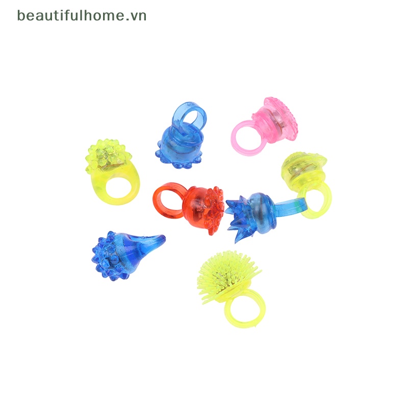 Bộ 5 Nhẫn Đèn LED Phát Sáng Dùng Trang Trí Tiệc Cưới / Lễ Hội