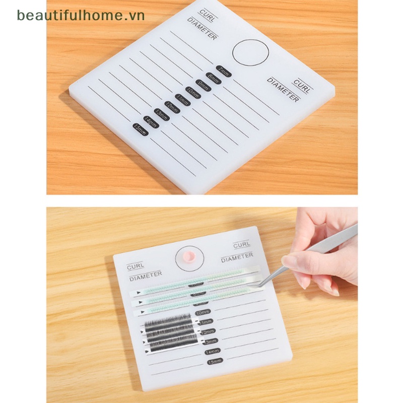 Khay Đựng Keo Dán Lông Mi Giả 2 Trong 1 Bằng Acrylic Tiện Dụng