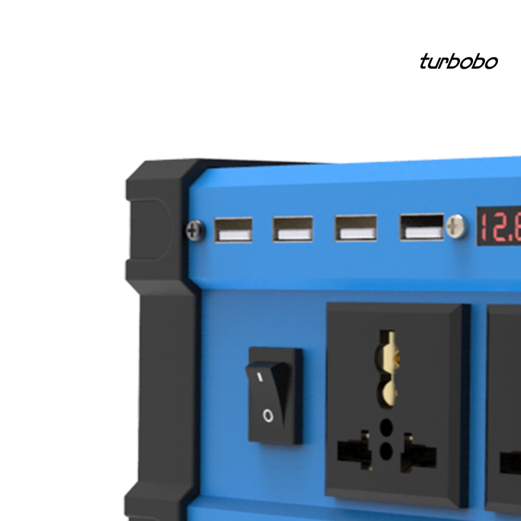 Bộ Chuyển Đổi Nguồn Điện USB 12V 300W Thông Dụng Với Màn Hình Hiển Thị Điện Áp Cho Xe Hơi Xe Tải TV Laptop