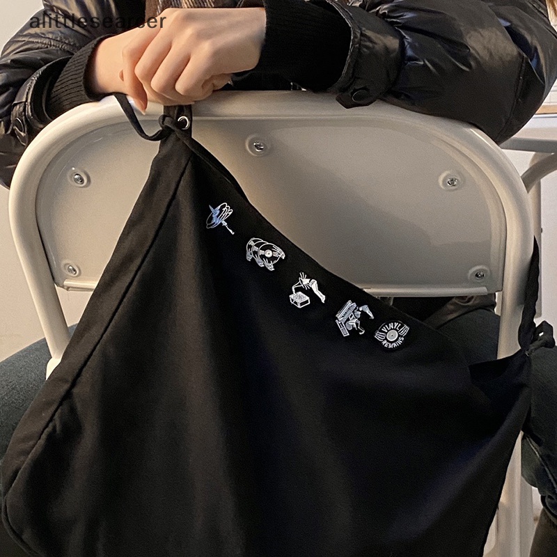 Ghim Cài Áo Bằng Vinyl Hình Đĩa Hát Kinh Dị Màu Đen