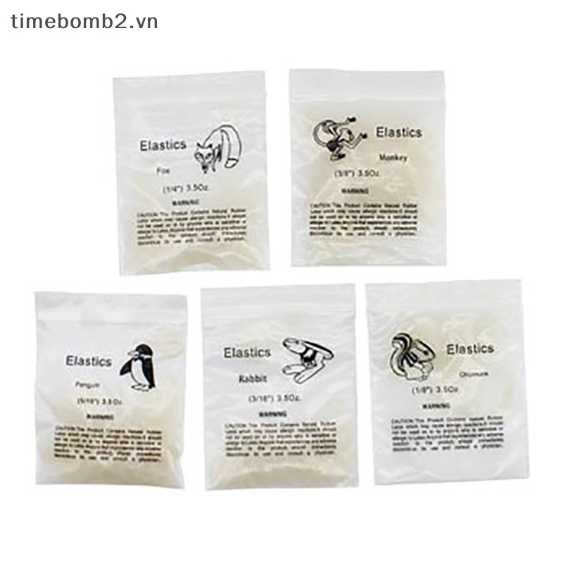 Set 100 / 1 Túi Dây Cao Su Chỉnh Hình Chỉnh Hình Chuyên Dụng