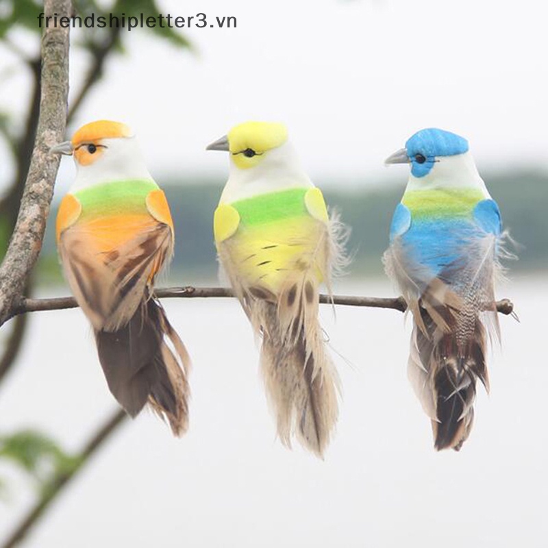 1 Chú Chim Nhỏ Có Lông Vũ Trang Trí Sân Vườn