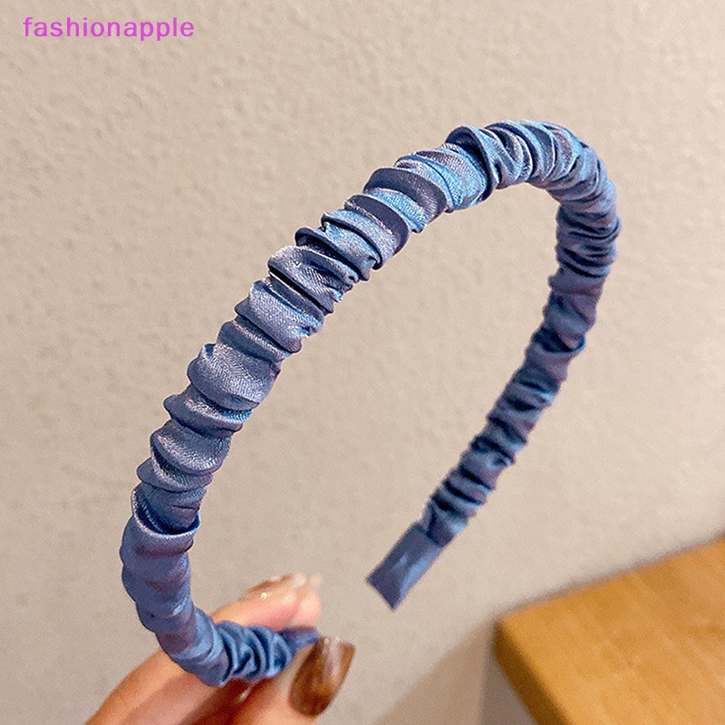 Favn Băng Đô Mềm Xếp Ly Đơn Giản Cá Tính Thời Trang Cho Nữ