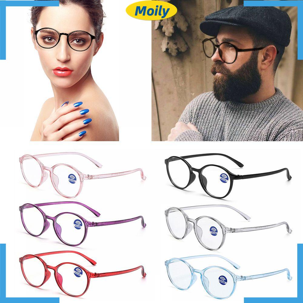Kính Mát Gọng Tròn Chống Bức Xạ Ánh Sáng Xanh TR90 Thời Trang Unisex Sự Bảo Vệ