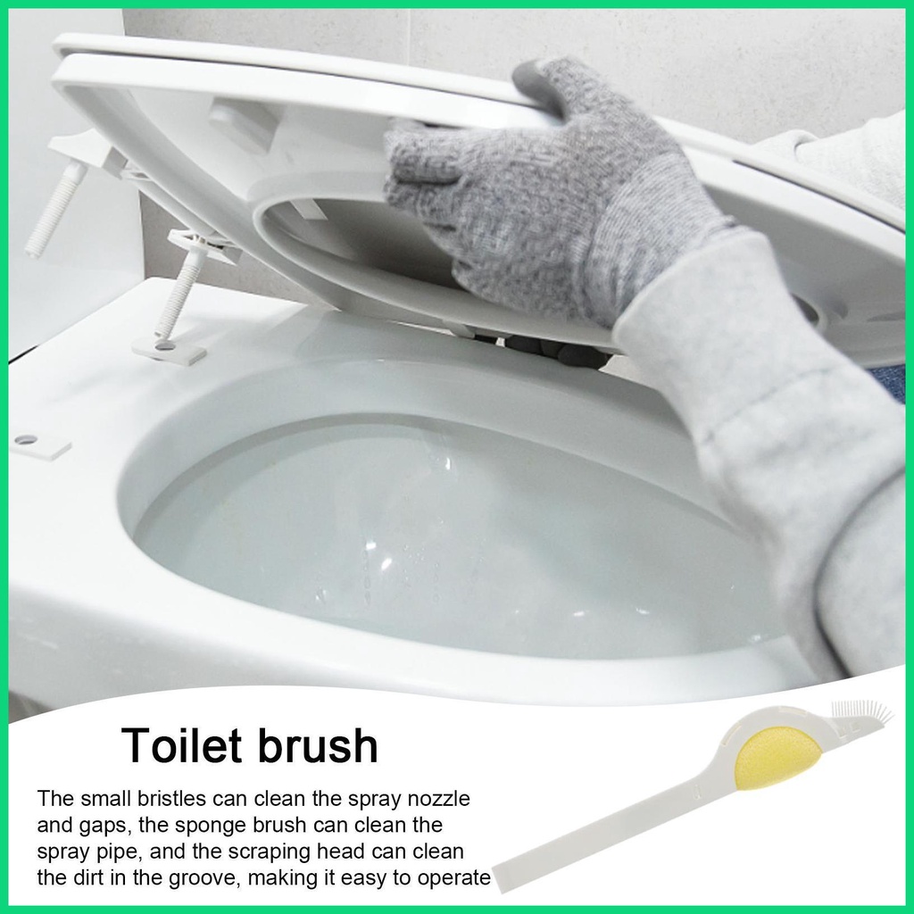 Bộ 3 Bàn Chải Nhỏ Làm Sạch Rãnh Nhà Vệ Sinh Đa Năng Linh Hoạt