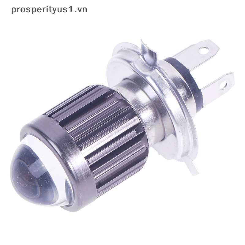 [prosperityus1] Đèn Pha LED H4 12V Ánh Sáng Trắng Cao Thấp Cho Xe Máy