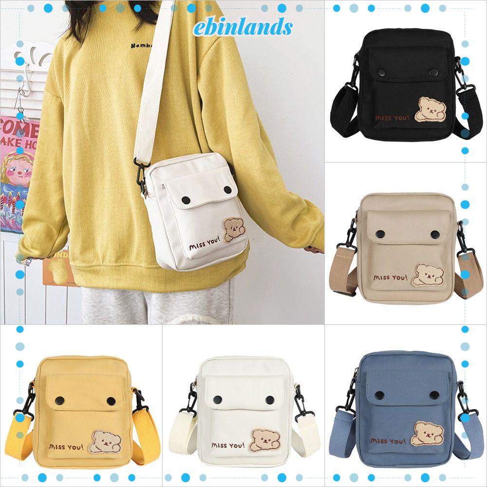 Túi Đeo Vai Mini Hình Gấu Hoạt Hình Phong Cách Châu Âu