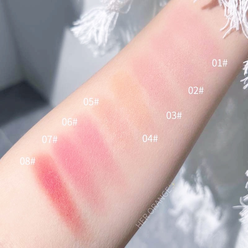 Phấn Má Hồng Chống Thấm Nước Lâu Trôi Màu Sắc Tự Nhiên Thương Hiệu HERORANGE
