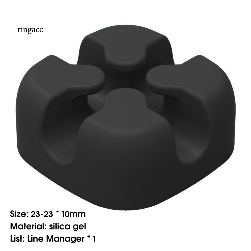 Dụng Cụ Quấn Dây Cáp Dữ Liệu Tự Dính Bằng Silicon Cho Điện Thoại Di Động Văn Phòng