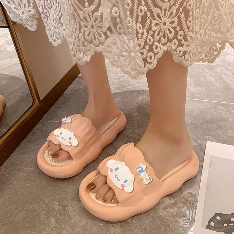 Dép MUCHAO đế bằng chống trượt thời trang cho nữ