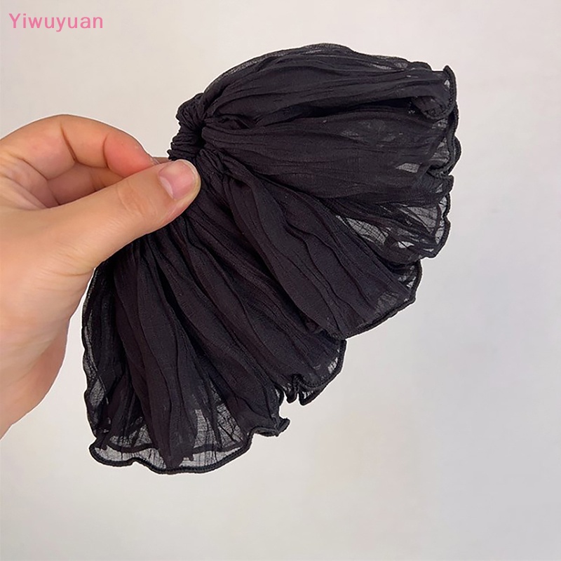 Dây Buộc Tóc Hai Lớp Họa Tiết Hoa Thời Trang Cho Nữ