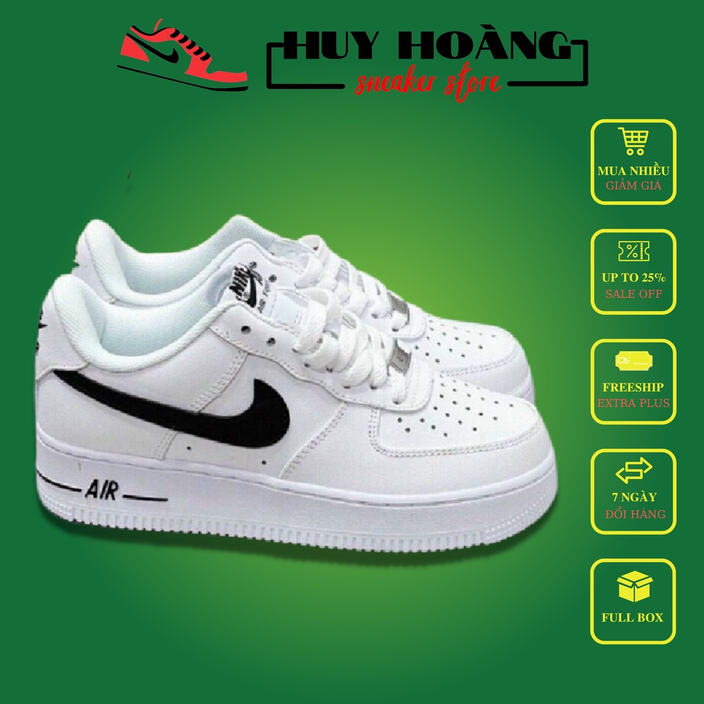 Giày thể thao AF1 trắng nam nữ đủ mẫu chuẩn 11 Full Box - Giày sneaker nam nữ AF1 Air Force 1 trắng cao cấp
