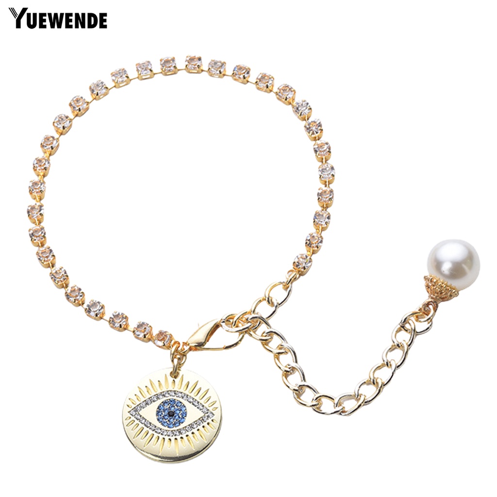 Vòng Cổ YQ.E Đính Đá Hình Đôi Mắt Xinh Xắn Cho Thú Cưng